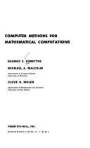 Computer Methods for Mathematical Computations