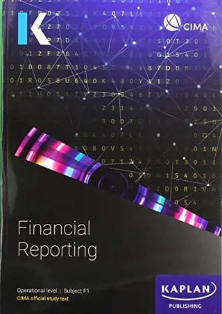 CIMA Subject F1 Financial Reporting
