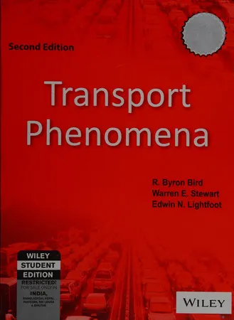 Transport Phenomena, 2nd Ed
