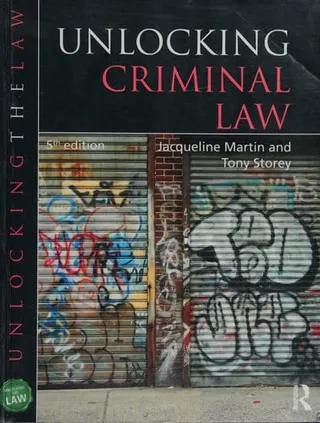 Unlocking criminal law