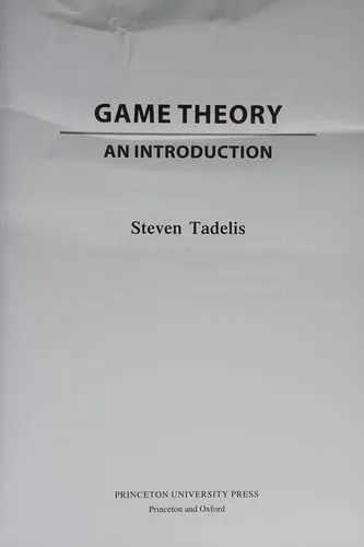 Game Theory An Introduction