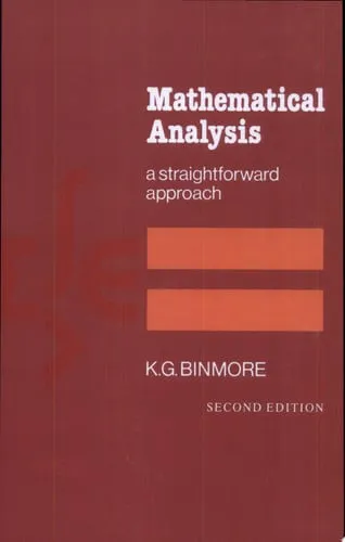 Mathematical analysis: a straightforward approach
