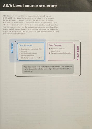 A Level Physics for OCR: Year 1 and AS