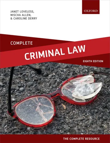 Complete Criminal Law Text, Cases, and Materials