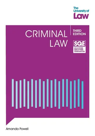 SQE - Criminal Law 3e
