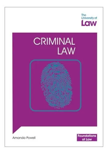 Foundations of Law - Criminal Law