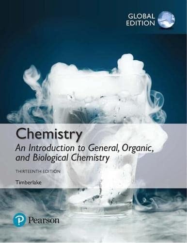 Chemistry: an introduction to general, organic, and biological chemistry