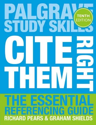 Cite Them Right The Essential Referencing Guide