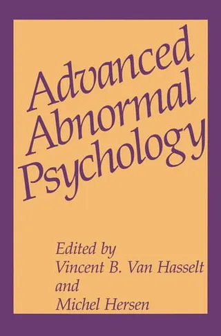 Advanced abnormal psychology