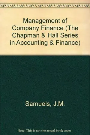 Management of Company Finance
