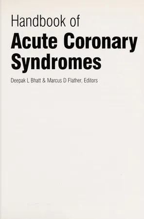 Handbook of Acute Coronary Syndromes