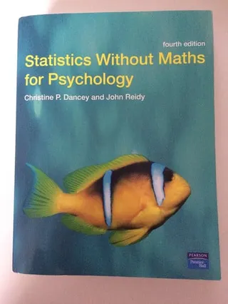 Statistics Without Maths for Psychology