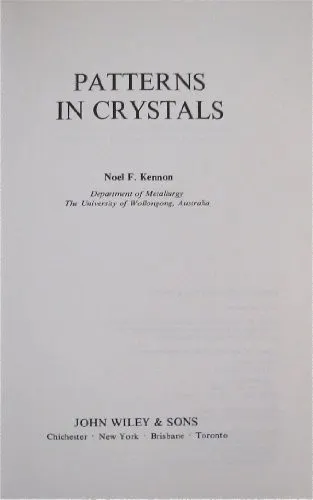 Patterns in Crystals